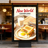 Affiches lumineuses LED personnalisées pour les vitrines des magasins de détail avec des écrans publicitaires à haute luminosité