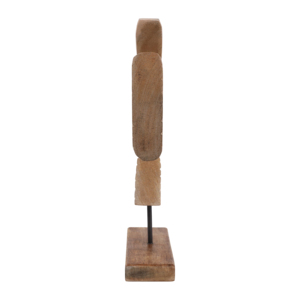 Statuetta di pesce in legno intagliata a mano, scultura in legno di mango per decorazioni per la casa, soggiorno, ufficio, scrivania. - Product Image 5