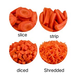 Rebanador Eléctrico Portátil de Verduras para Cortar en Rodajas, Cubos y Triturar Zanahorias, Calabacines y Calabazas, Ideal para Hoteles y Cafeterías - Product Image 6