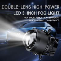 RUTENSE En gros Phare antibrouillard LED universel pour voiture, nouveau modèle, 3.0 pouces W0, 110W, 3000k 4300k 6000k