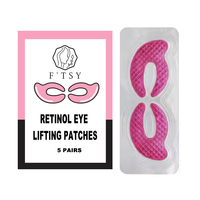 Marque privée Patchs à couverture complète Réduire les rides Sac gonflé Anti-âge Rétinol Bio Collagène Gels Masque pour les yeux