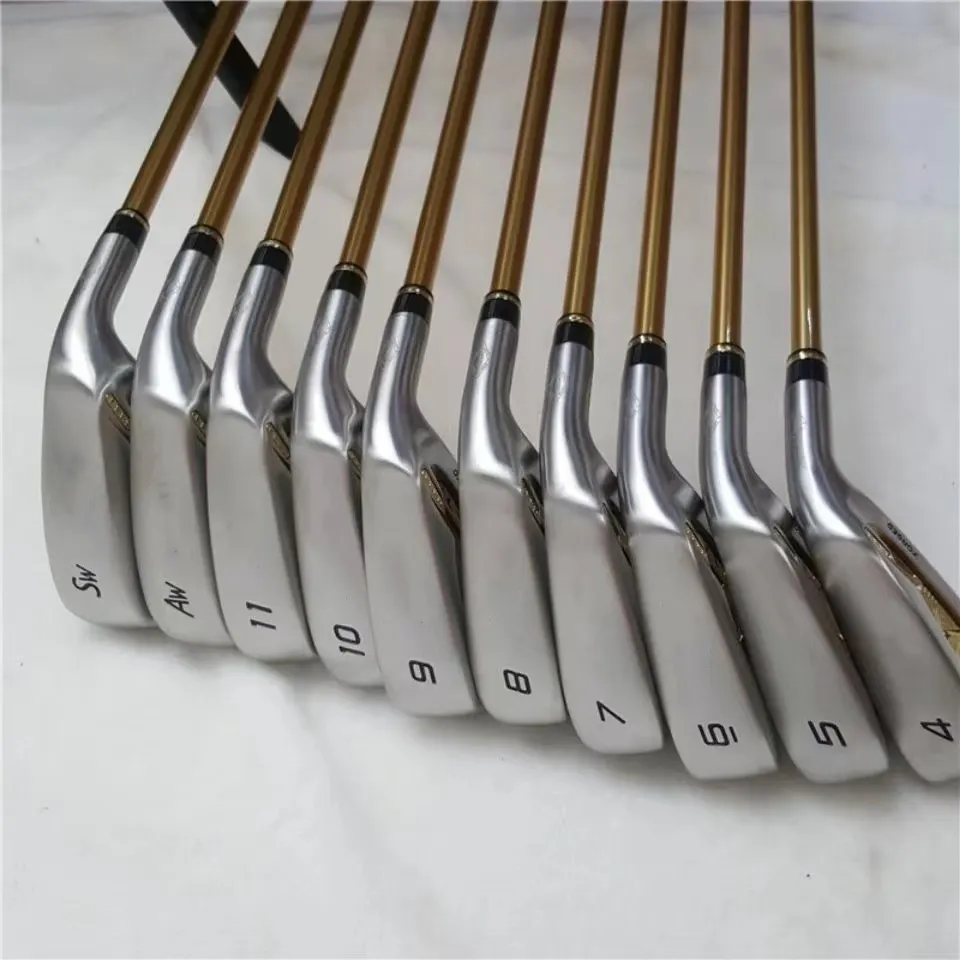 06 High Quality Wholesale Custom Logo OEM Customize Right Hand Irons Forged Men Cnc Carbon Steel Iron Golf Iron Club