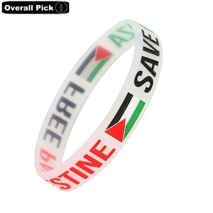 24 Hour Shipment Most People Consult the Style Fashionable Wristband Silicone for Support For Palestine