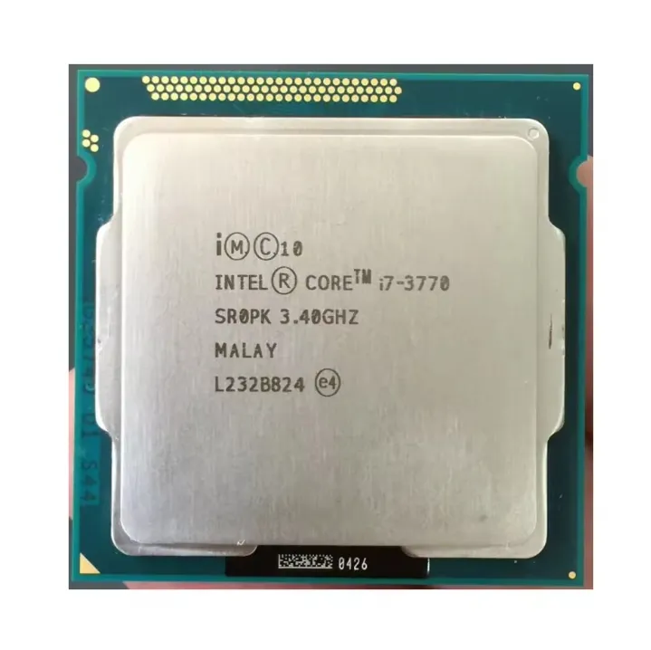 Настольный Intel Core 8MB cache i7 3770 четырехъядерный процессор