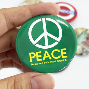 カスタム格安ブローチバッジティンプレートピンMOQなしメタルバッジボタン付きティンプレートバッジ - Product Image 4