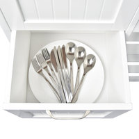 Chariot de rangement mobile pour îlot de cuisine avec couvercle Dropleaf, chariot de cuisine avec roues verrouillables et porte-serviettes à épices