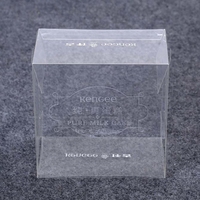 Boîte d'emballage en PVC transparente avec logo personnalisé pour pinceaux de maquillage cosmétique, boîtes d'emballage en plastique pour brosses à cheveux en gros