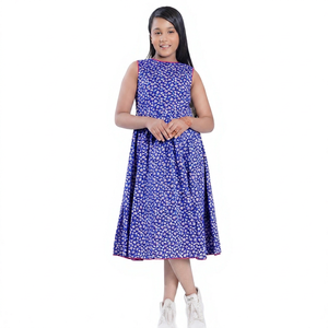 Wholesale Girls Cotton Floral Casual <b>Dress</b> Custom Logo OEM Manufacturer Kids <b>Summer</b> Sundress Factory Low MOQ Bulk Order Supply - Product Image 4