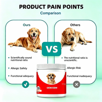 Complément alimentaire quotidien pour chiens et chats : gommes molles Omega-3 pour la peau et le pelage – Nourrit, renforce et favorise la santé digestive et cutanée des animaux.