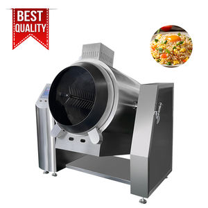 เครื่องทำข้าวแก๊สไฟฟ้าใช้ในร้านอาหารใช้งานได้หลากหลายเครื่องกวนแบบอัตโนมัติสำหรับอุตสาหกรรม - Product Image 6