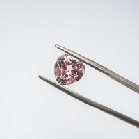 Zhanhao Pink Morgan ite Color Lab Erstellt Edelstein Herz schnitt HS Synthetischer Saphir Preis pro Karat für Frauen Ring