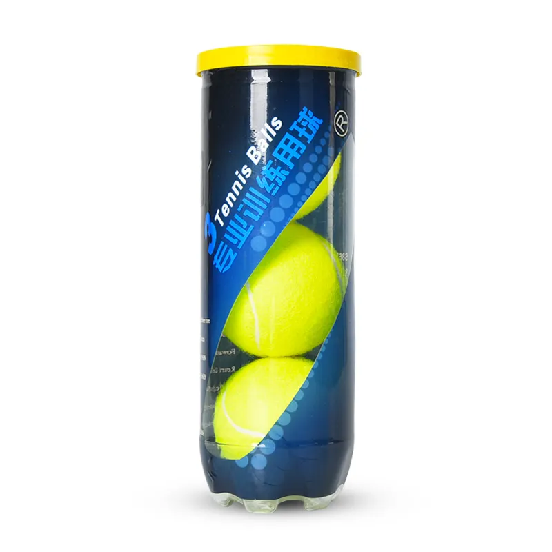 Groothandel Polyester Oppervlak Thailand Rubber Core Tennisbal Voor Professioneel Spelen Gams Huisdier Speelgoed Kinderen Peuter Speelgoed