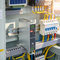 Modul Catu Daya Pengisi Daya Baterai Rel DIN Ultra Tipis Industri Meanwell XDR-75E-24 24V