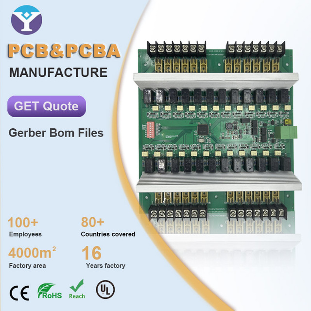 Industrial Control Custom Multilayer PCB Full Assembly Manufacturing Service with DFM Cost Reduction ISO9001 Certification