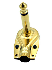 Codo de 90 grados 6,5 Conector de amplificador de micrófono de audio de 2 núcleos grande Enchufe de guitarra <span class=keywords><strong>mono</strong></span> en ángulo - Product Image 5