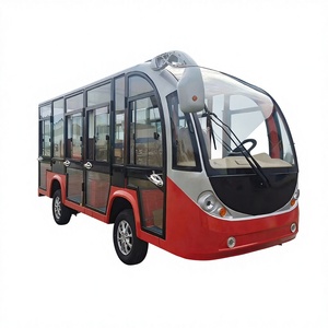 รถบัสไฟฟ้าคุณภาพสูง เกียร์อัตโนมัติ ดีไซน์ทันสมัย สำหรับรถรับส่งทัวร์ สภาพใหม่ แบตเตอรี่ตะกั่วกรด - Product Image 1
