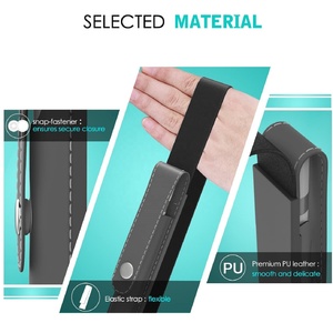 Etui porte-stylo en cuir PU élastique et détachable MoKo pour <span class=keywords><strong>Apple</strong></span> <span class=keywords><strong>Pencil</strong></span> 1st <span class=keywords><strong>2nd</strong></span> <span class=keywords><strong>Generation</strong></span> Case Holder - Product Image 5