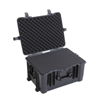 Boîte de rangement de documents portable et robuste en ABS, antichoc, étanche et résistante aux chocs, avec séparateur en mousse OEM