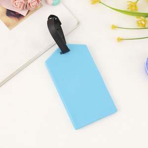 Offre spéciale étiquette de bagage en PVC à la mode avec nom pour les voyages de vacances - Product Image 3