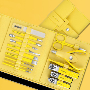 <span class=keywords><strong>Prix</strong></span> de gros, 16 pièces, coupe-ongles, ensemble de manucure et pédicure, soins personnels, ensemble cadeau personnalisable pour mariage - Product Image 4
