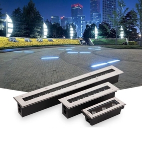 Nouvelle lampe LED encastrée pour extérieur, éclairage de sol de jardin, lampe LED pour escaliers, projecteur encastré mural de cour AC85-265V 12V IP68 - Product Image 1