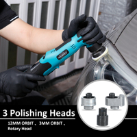 Polisseuse orbitale sans fil Car Shield 1,2/2 pouces 3/12 mm DA/RO pour le polissage de petites surfaces