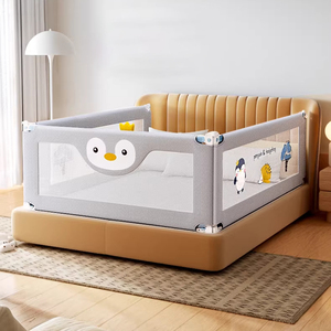 Katlanabilir Taşınabilir Nefes Alabilen Bebek Yatak Korkuluğu Güvenlikli Kurşunsuz Bebek Yatak Korkuluğu Seyahat Otel Tatil Kullanımı İçin - Product Image 2