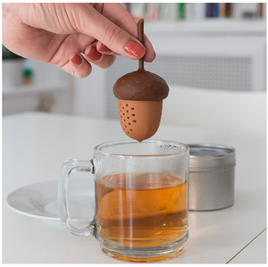 En gros Mignon Gland Silicone Feuille De Thé Pomme De Pin Forme Passoire À Thé Creative Silicone Passoire À Thé Cuisine <span class=keywords><strong>Produits</strong></span> Ménagers - Product Image 2