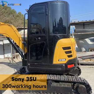 รถขุดมือสอง SY35U คุณภาพสูง 3.5 ตัน รถขุดไฮดรอลิกแบบตีนตะขาบขนาดเล็กจากจีน - Product Image 1