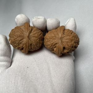 Pinggu Yuanbao, objet de collection haut de gamme en noyer, artisanat écologique fait main, en forme de <span class=keywords><strong>lingot</strong></span> d'or - Product Image 5