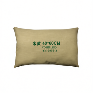 Cojín de Lino Beige 40*60 cm, Cojín y Almohada para Asiento - Product Image 1