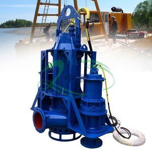 Hydraulic Excavator Mounted <b>Submersible</b> Slurry <b>Pump</b> for Sand Mining River Gravel Dredge Pontoon Barge Product Category <b>Pumps</b> - Product Image 2