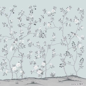 Papier peint mural imprimé en 3D personnalisé, <span class=keywords><strong>jungle</strong></span>, animaux, plantes, autocollants <span class=keywords><strong>muraux</strong></span>, murale botanique, arbre, oiseau, fleur, papier peint mural - Product Image 4