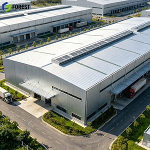 Parque Logístico de Estructura de Acero, Climatizado, Robusto, Ahorrador de Energía, Avanzado, Resistente al Viento, Almacén con Estructura de Racks, Ignífugo - Product Image 1