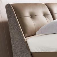 Tempat Tidur Gaya Prancis dengan Rangka Kayu Pinus Solid Desain Modern Ukuran King/Full untuk Kamar Tidur Utama
