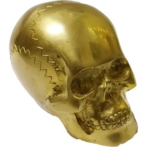 Mango de bastón con forma de calavera Vintage, empuñadura de Palma náutica con puntas de repuesto para peso de papel, uso como accesorio único para bastones - Product Image 1