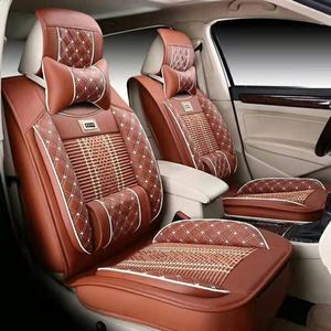 Coprisedili Universali in Pelle per 5 Posti K3 per <span class=keywords><strong>Renault</strong></span> Duster <span class=keywords><strong>Kadjar</strong></span> Vw Golf 7 Mazda Cx5 <span class=keywords><strong>Accessori</strong></span> - Product Image 4