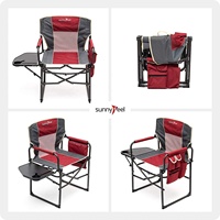 Chaises de camping pliantes robustes WOQI 43 avec table rabattable et sac isotherme