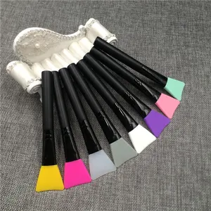 Colorful Silicone Face Mask Brush Vegan Flat Cosmetic Spatula Applicator Brushes Face Mask Makeup Tool