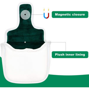 Ausgefallene kunden spezifische vier blättrige Kleeblatt-PU-Leder-Kopf bedeckung Mallet Golf Putter-Kopf bedeckung - Product Image 3