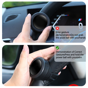 Perilla <span class=keywords><strong>giratoria</strong></span> universal personalizada <span class=keywords><strong>para</strong></span> <span class=keywords><strong>volante</strong></span> de camión de servicio pesado con diseño de rodamiento, asistente de dirección auxiliar de giro con una sola mano - Product Image 3