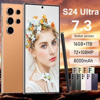 Nuevo Teléfono Inteligente de Alta Calidad 2026, Original Desbloqueado, S24 + Super 5G 16 + 512 GB, S24 Ultra, Android 14.0, Versión Global