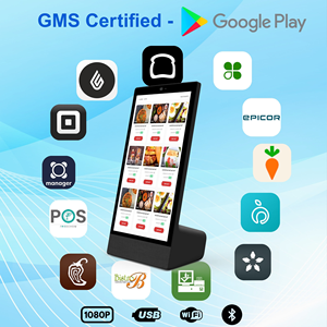 15.6 inch Android Tablet l-hình dạng máy tính để bàn đứng IPS LED hiển thị Hộp loa điện dung 4GB Bộ nhớ-cho thực phẩm xe tải quản lý đặt hàng - Product Image 3