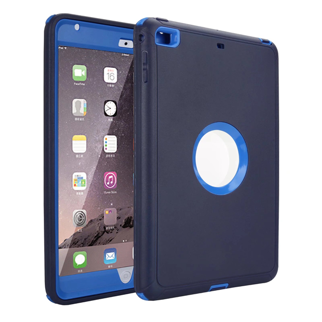 For iPad 7th 8th 9th Generation Heavy Duty Rugged Defender Tablet Case for iPad 10.2 Inch Tablet Cover
