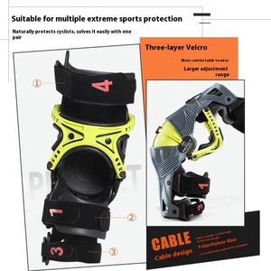 Genouillères de protection pour motocyclette de <span class=keywords><strong>route</strong></span> MX de marque T personnalisable X8 R Exosquelette mobile Manchons stabilisateurs d'axe Coudières Genouillères - Product Image 4
