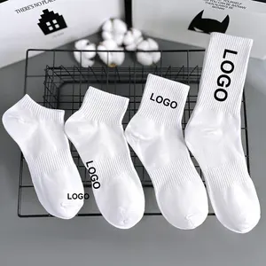 High Quality Compression Ankle Crew Designer Mens Unisex Sport Cotton Custom Logo Socks Men