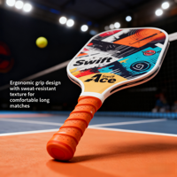 Vente directe d'usine T700 Ensemble de raquettes de pickleball en fibre de carbone alvéolée certifiées USAPA pour les sports de plein air Cadeau pour