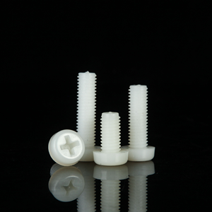 Chất lượng cao màu đen và trắng Nylon nhựa Pan đầu vít với Cross hốc PA66 Nhà Máy Giá M3 M4 M5 M8 M10 kích cỡ - Product Image 6