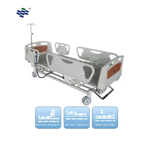클리닉 고급스러운 3 기능 전기 ICU 환자 침대 의료 병원 침대 판매 금속 부품 소재 안전