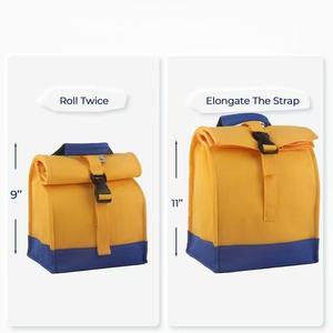 Sac à lunch pliable en tissu Oxford sac isotherme multifonctionnel pour pique-nique d'affaires - Product Image 1